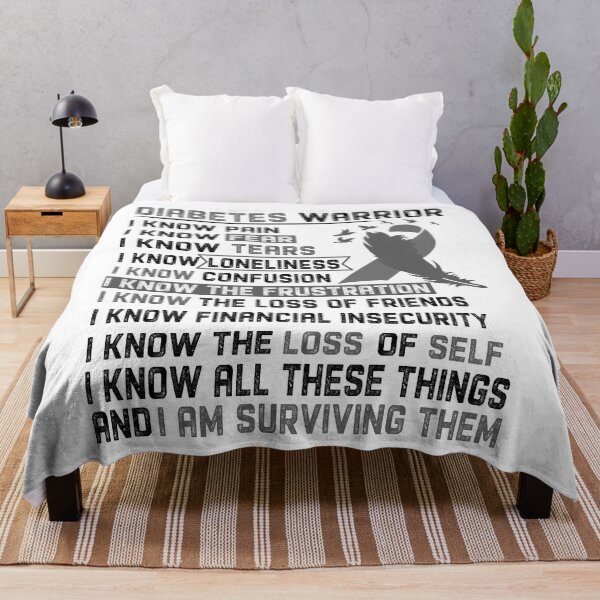 Item preview, I Am Diabetes Warrior, I Know All These Things and I Am Surviving Them designed and sold by DianabellShop.