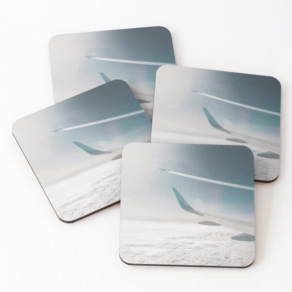 Item preview, Airplane Flying Under Blue Sky & Above the Clouds designed and sold by HappyMarlen.