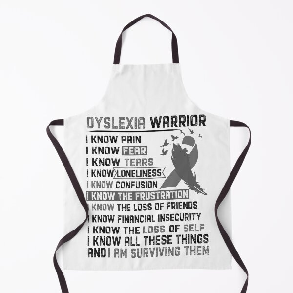 Item preview, I Am Dyslexia Warrior, I Know All These Things and I Am Surviving Them designed and sold by DianabellShop.