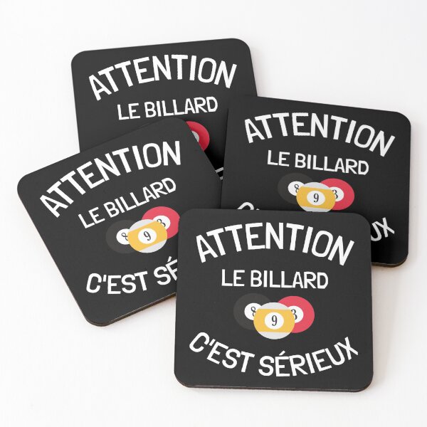 Aperçu de l'œuvre Attention le billard c'est sérieux humour drôles créée et vendue par joozybart.