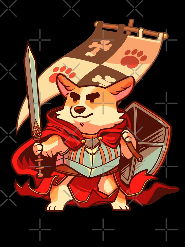 Corgi-Ritter Babystrampler