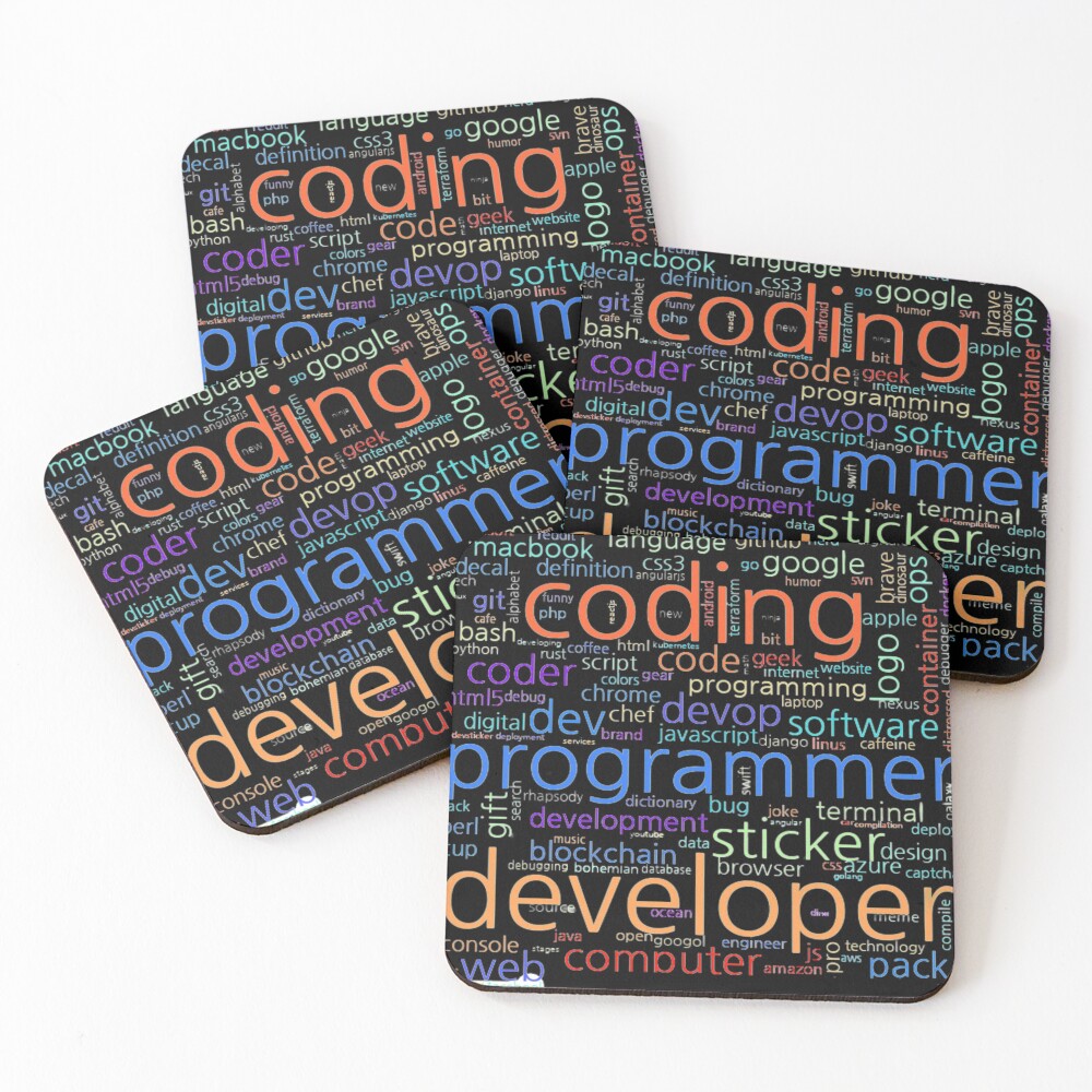 Item preview, Coasters (Set of 4) designed and sold by RedFlamenco.