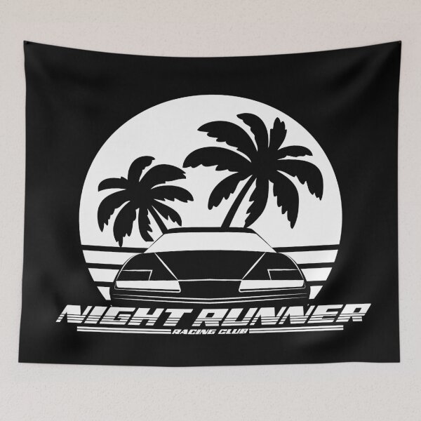 Item preview, Night Runner Racing Club (Logo Variant) designed and sold by Skeletal-K9.