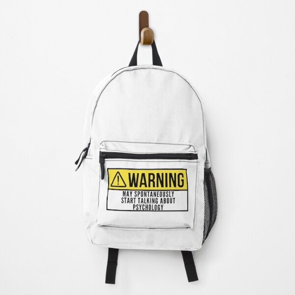 Item preview, Warning: May spontaneously start talking about psychology - Psychology Design designed and sold by Psychologist's Inventory.