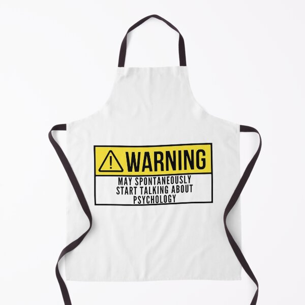 Item preview, Warning: May spontaneously start talking about psychology - Psychology Design designed and sold by Psychologist's Inventory.