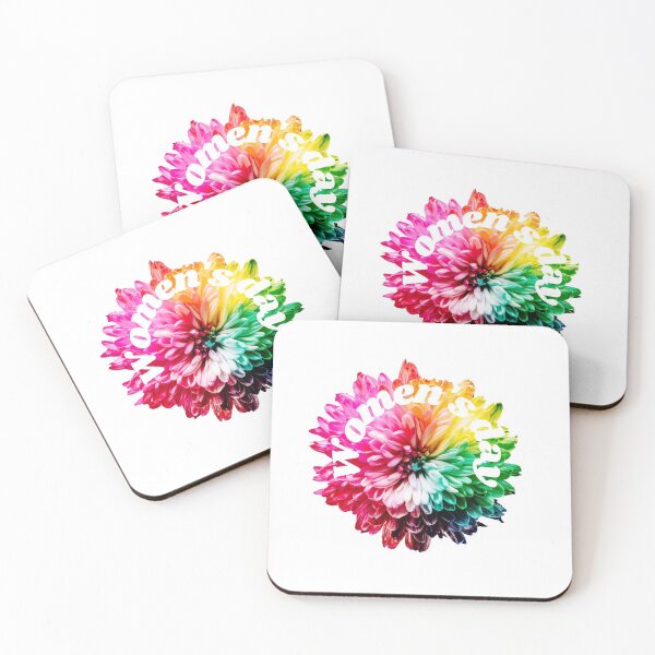 Item preview, Women's day with a very colourful flower - white text 1 designed and sold by AnnaBBS.