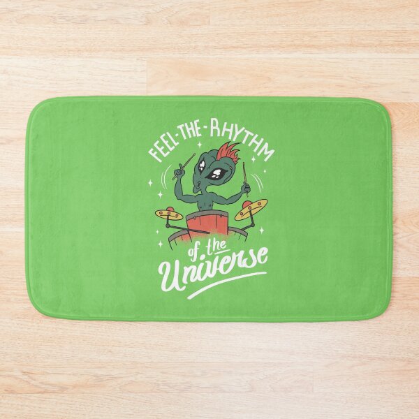 Item preview, Funny Cool Little Drummer Alien designed and sold by TeesByMark.