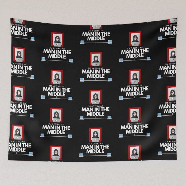 Item preview, Man In The Middle Mirror Hacking Attack  designed and sold by LeonardoBotha.
