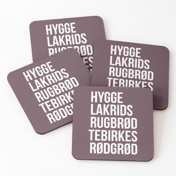 Item preview, Hygge Lakrids Rugbrød Tebirkes Rødgrød. Identifiable Danish designed and sold by mivpiv.