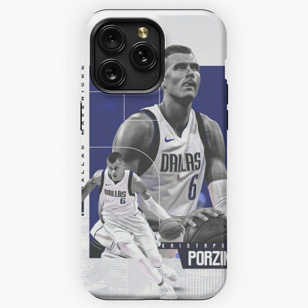 Wallpaper Kristaps Porzingis iPhone Case for Sale by navauca65