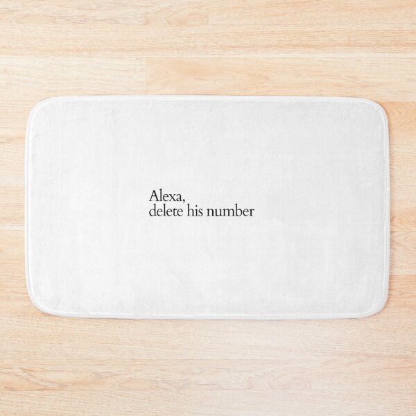 Item preview, Alexa, delete his number designed and sold by Sunbirds.