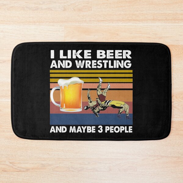 Item preview, I like beer and wrestling and maybe 3 people designed and sold by Branncolet.
