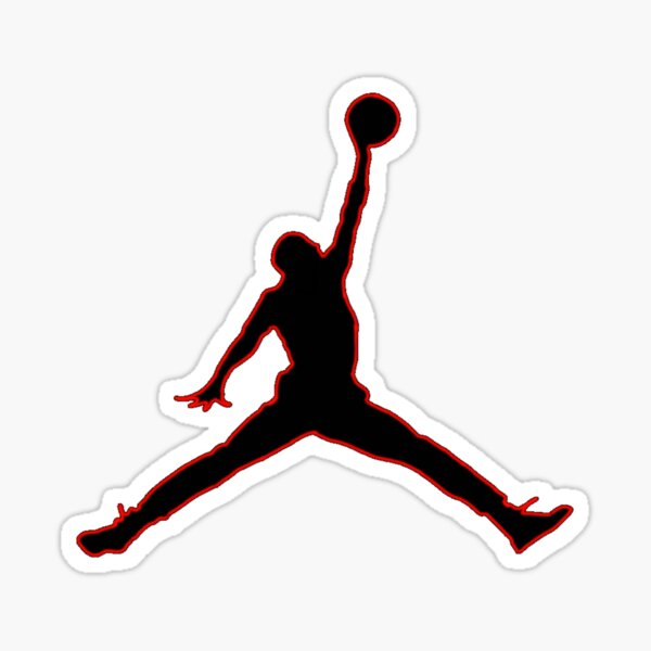 Michael Jordan Jumpan Sticker