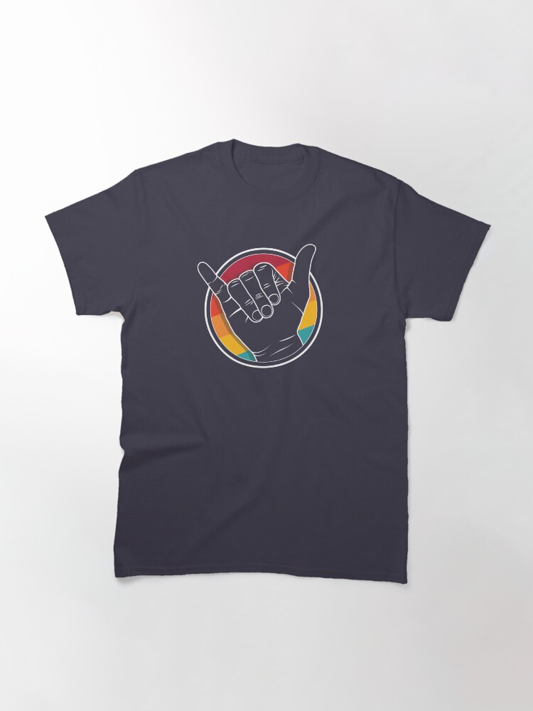 Alternate view of Vdub Greeting / wave - Aircooled Life Classic T-Shirt