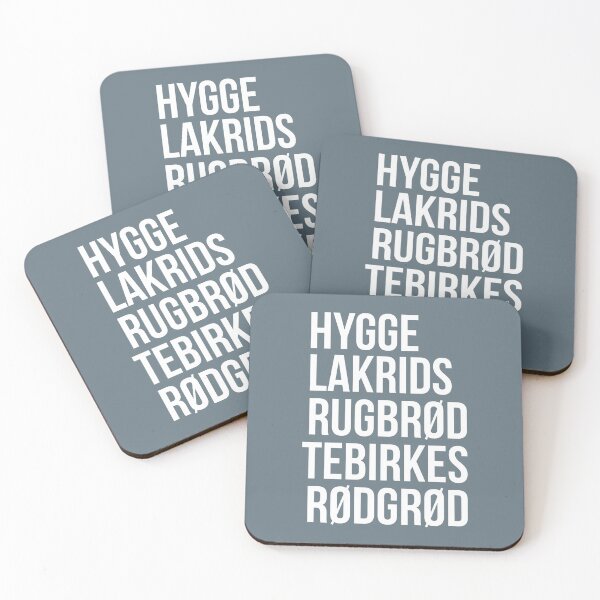Item preview, Hygge Lakrids Rugbrød Tebirkes Rødgrød. Identifiable Danish designed and sold by mivpiv.