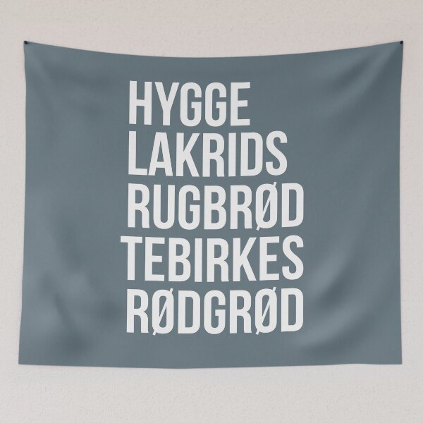 Item preview, Hygge Lakrids Rugbrød Tebirkes Rødgrød. Identifiable Danish designed and sold by mivpiv.