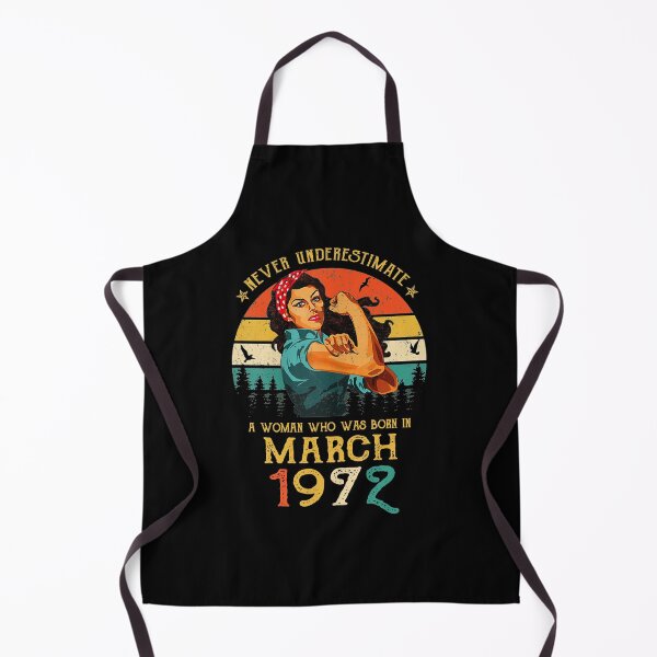 Item preview, Never underestimate a woman who was born in March 1972 vintage designed and sold by mharlan0ue.