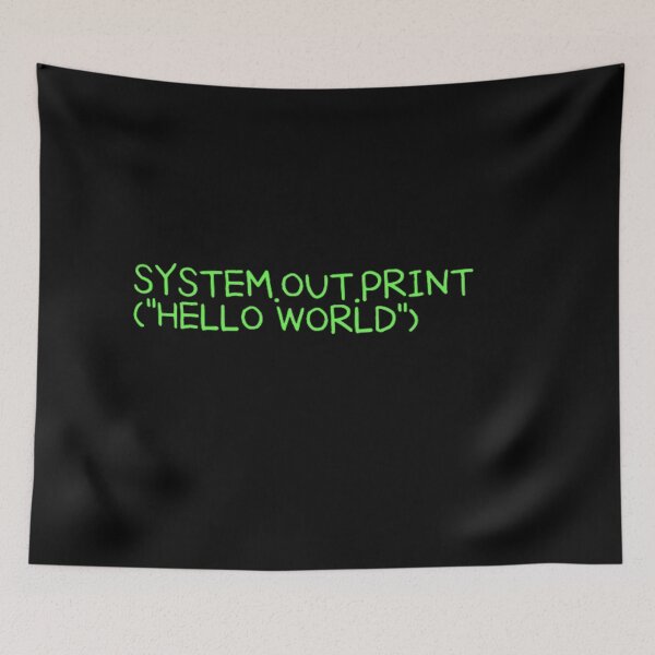 Item preview, HELLO WORLD 4 designed and sold by RedFlamenco.