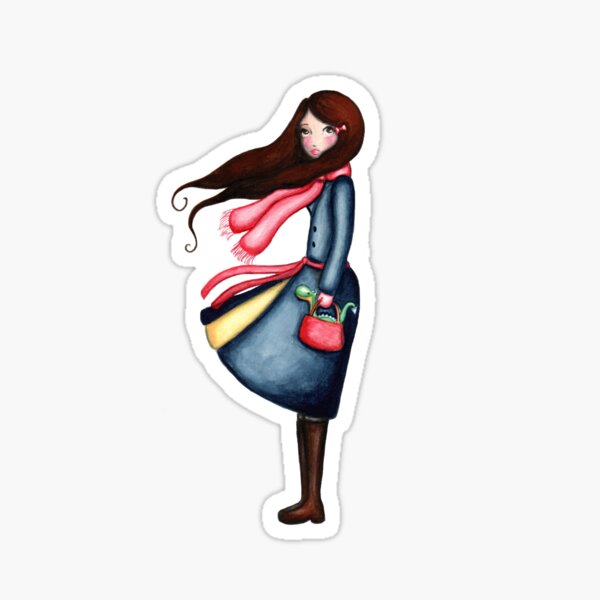My Pet Dragon Will Protect Me Sticker