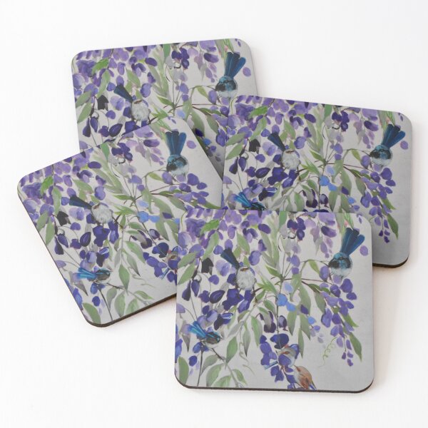 Item preview, A Fairy Wren Garden party  designed and sold by Jacky Darcy Art.
