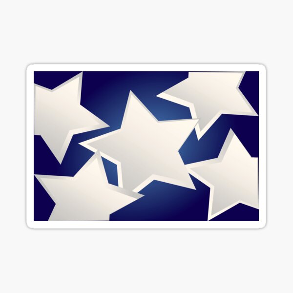 Sullivans Metal Star Stickers, Silver/Black/White – Lincraft