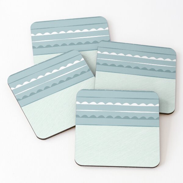 Item preview, Stripes, blue, white, collage, minimal, line, minimalist, line-art, designed and sold by PrintedDreams.