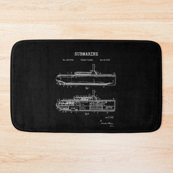 Item preview, Vintage Blueprint - Submarine designed and sold by Rhu Creations.