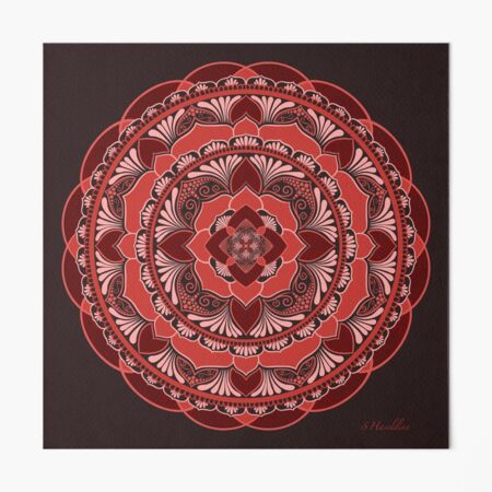 Root Chakra Red Mandala 