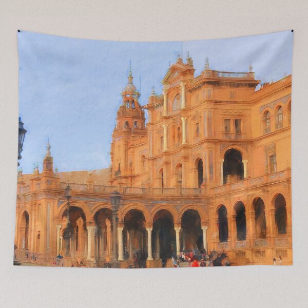 Item preview, Plaza de Espana, Seville designed and sold by AM FineArtPrints.