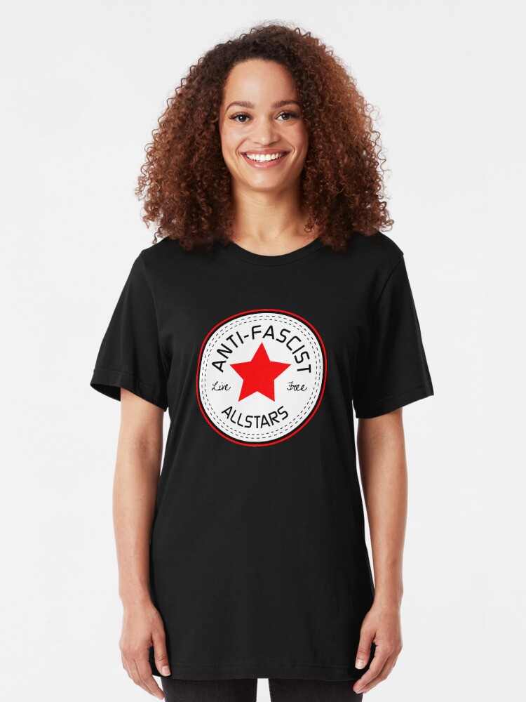 anti fascist allstars t shirt
