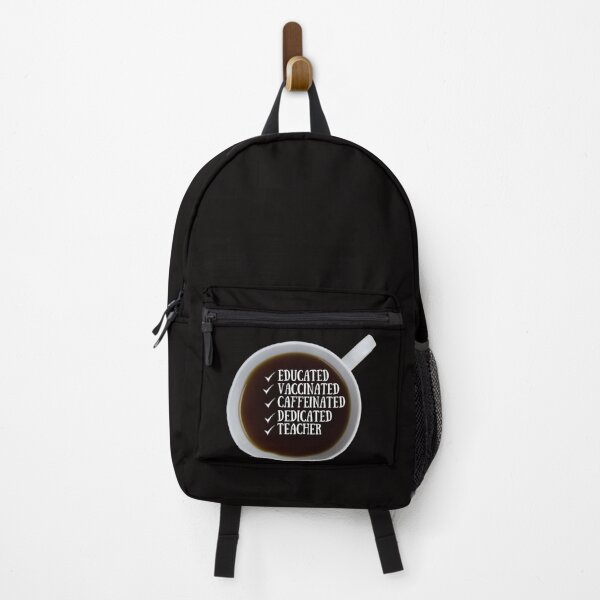 Item preview, Educated Vaccinated Caffeinated Dedicated Teacher designed and sold by NikitaAg.