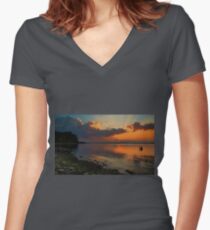 Serenity Women's Fitted V-Neck T-Shirt