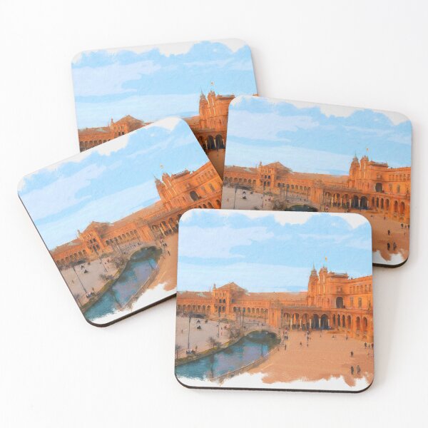Item preview, Plaza de Espana, Seville designed and sold by AM FineArtPrints.