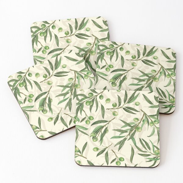 Item preview, Olive branches watercolor designed and sold by Katerina Mitkova Kirilova.
