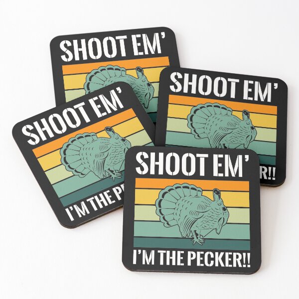 Item preview, Shoot Em' I'm The Pecker Turkey Hunting T-Shirt designed and sold by TeesHunt21.
