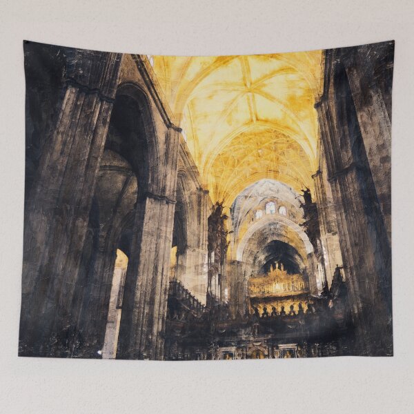 Item preview, Seville, Gothic Cathedral designed and sold by AM FineArtPrints.