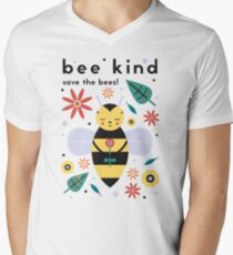 Save The Bees! Men's V-Neck T-Shirt