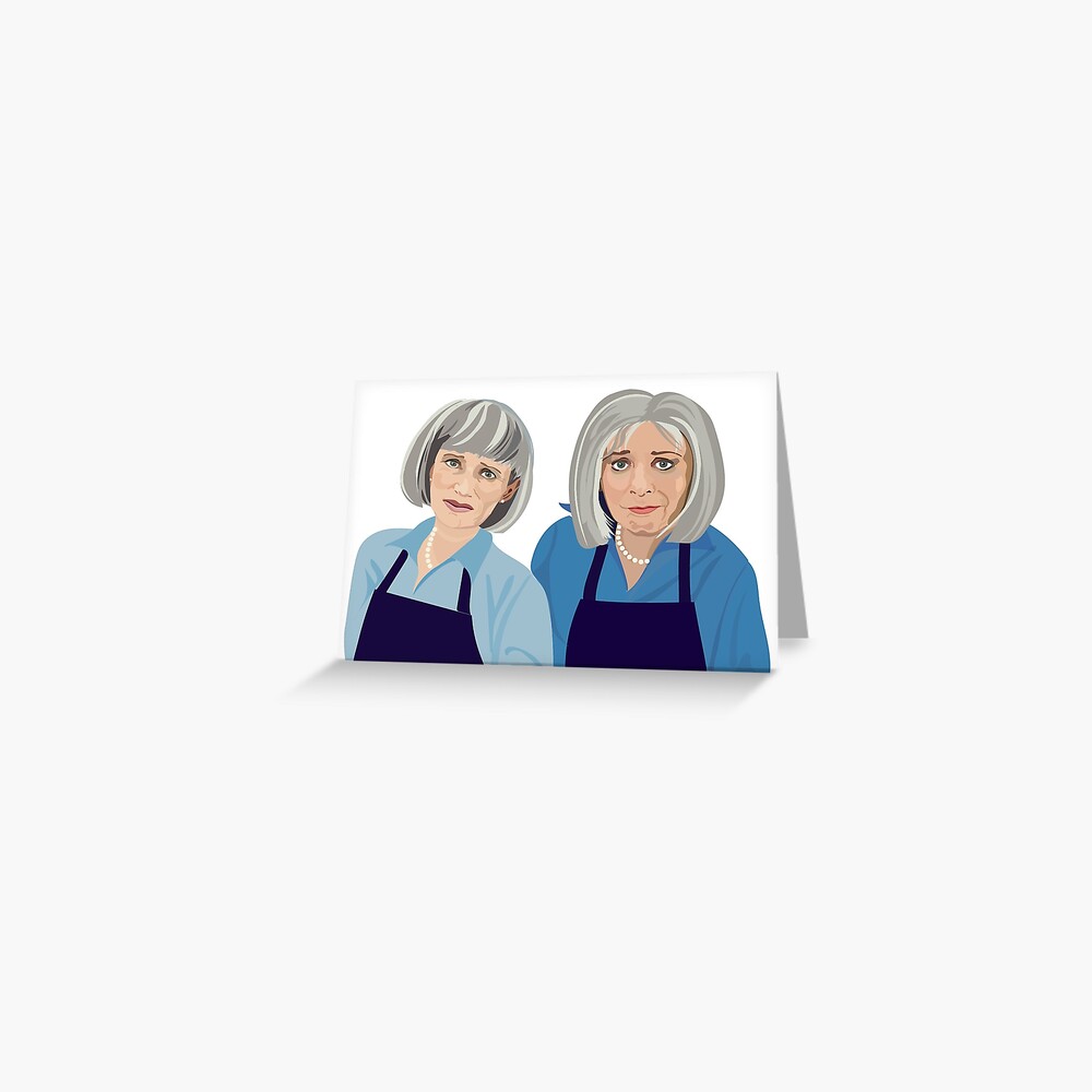 "Prue and Trude, Kath and Kim" Greeting Card for Sale by wheatbeltdesign Redbubble