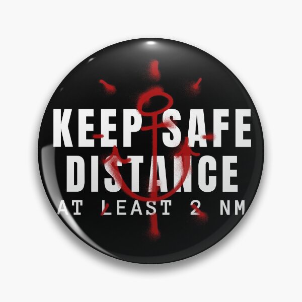 Item preview, Safe Distance 2NM - Sailor Funny Joke designed and sold by Passion-For-Sea.