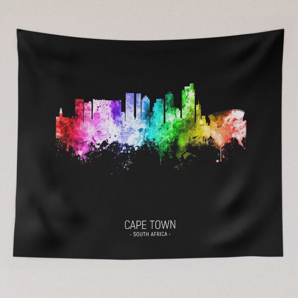 Item preview, Cape Town South Africa Skyline designed and sold by ArtPrints.
