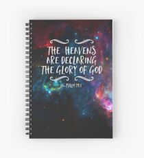 Cuaderno de espiral Los cielos están declarando la gloria de Dios