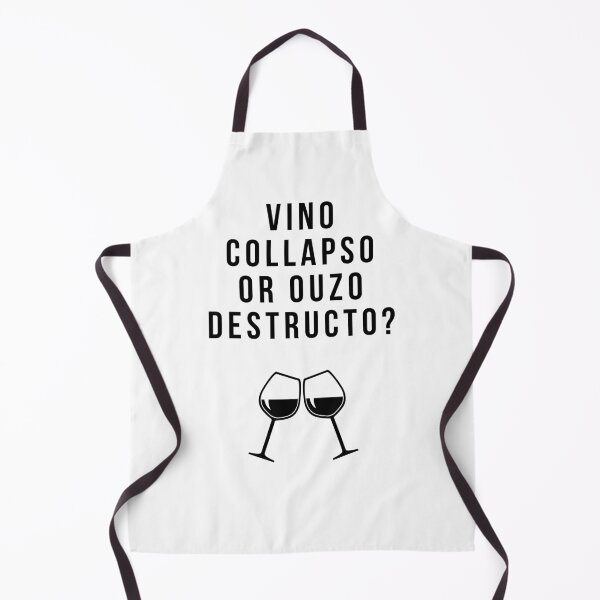 Artikelvorschau, Vino Collapso oder Ouzo Destructo? lustige Trinkkumpels / Damenentwurf entworfen und verkauft von QualityPunnage.