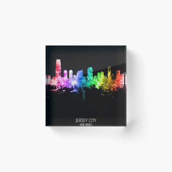 Artikelvorschau, Jersey City New Jersey Skyline entworfen und verkauft von ArtPrints.