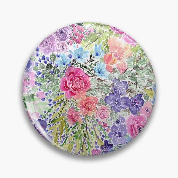 Item preview, Summer flowers designed and sold by Rebecca Reck Art.