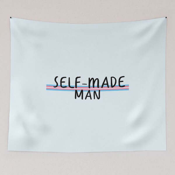 Item preview, "Self Made Man" Trans ftm pride  designed and sold by ForTheFrogWar.