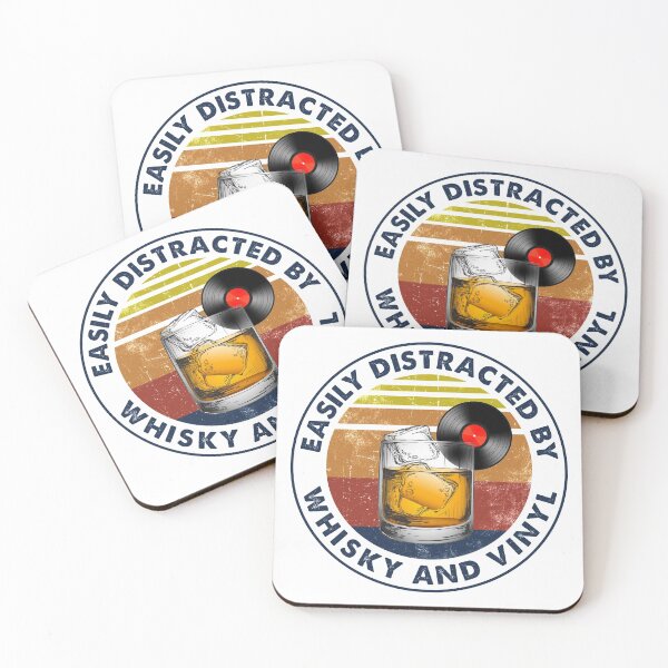 Item preview, Easily Distracted By Whisky And Vinyl designed and sold by robert-white.