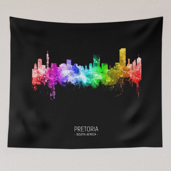 Item preview, Pretoria South Africa Skyline designed and sold by ArtPrints.