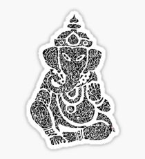 Ink Rain Ganesha Sticker