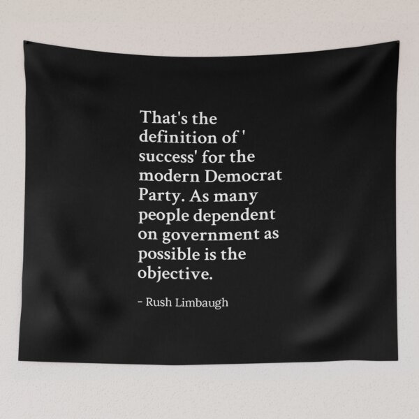 Item preview, Rush Limbaugh Quote designed and sold by Nicolastomlin.