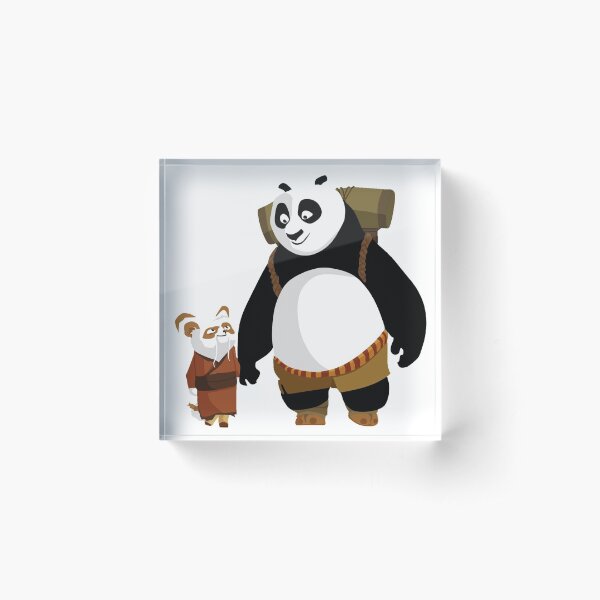 Po and Master Shifu Acrylic Block